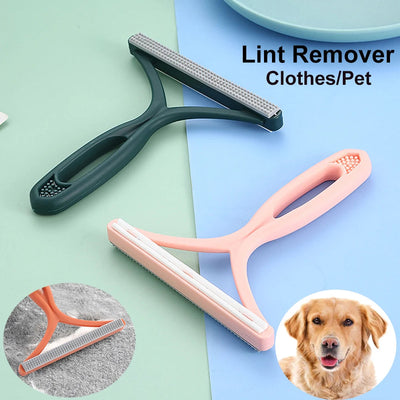 Mini Lint Remover For Clothes Portable Fuzz Fabric Shaver Pets Carpet Sweater Coat Multifunction Double Side Hair Remover Tool My Store