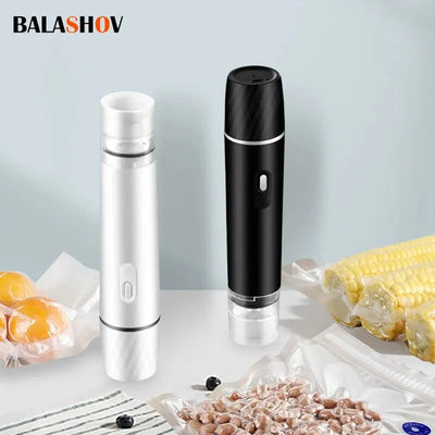 Mini Handheld Vacuum Sealer Machine Kitchen Vacuum Packer Machine Small Sealing Machine Portable USB Electric Food Vacuum Sealer My Store