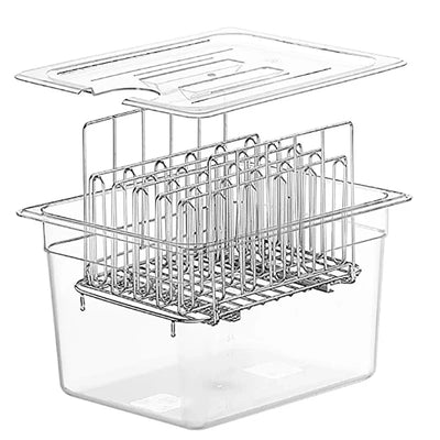 Sous Vide Cooker machine 11L Container with Stainless Steel Rack Detachable Dividers Separator Slow Cooker Kits Accessories My Store