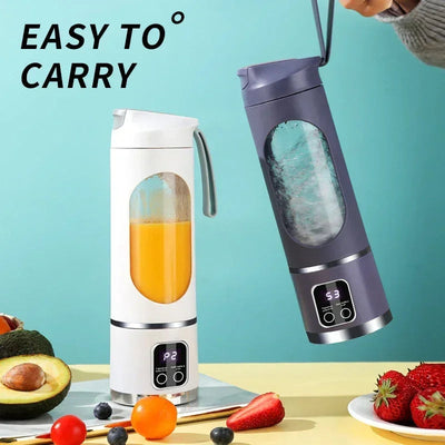450ml Fruit Juicer 8 Blades 3 Gears USB Rechargeable Portable Blender Ice Crusher for Shakes and Smoothies Juicer Cup My Store