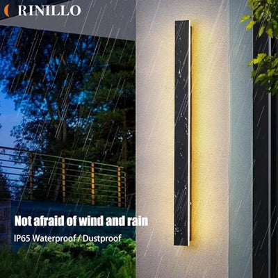 Waterproof LED long wall lamp IP65, garden villa porch courtyard exterior wall lamp modern outdoor lighting, 110V, 220V My Store
