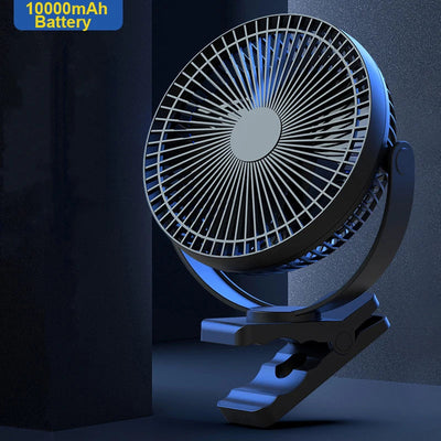 USB Charging Home Room Table Wireless Electric Fan 10000mAh Battery Outdoor Travel Portable Clip Ceiling Fan 4 Speed  Adjusted My Store